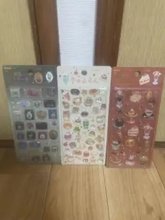 古川紙工 喫茶店モチーフ シール 3種セットのサムネイル
