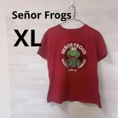 Señor Frogs [XL] 赤 Tシャツ