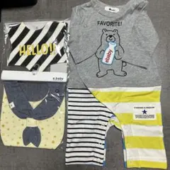 e.baby ロンパース スタイ セット