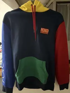 Polo hi tech カラーブロックパーカー S