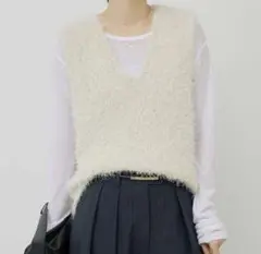 美品✨ GALLARDAGALANTE　シャギーニットベスト