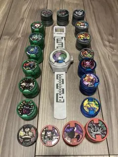 妖怪ウォッチ 腕時計と妖怪メダル ダブりなし161枚セット