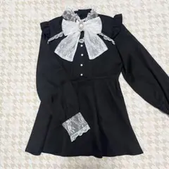 ROJITA ロジータ デコルテ開きセットアップ ブラック