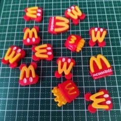 マクドナルドデザインデコレーションパーツセット13個