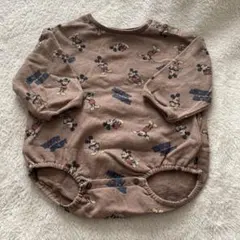 フタフタ　futafuta バースデイ　ロンパース ミッキー　80 ディズニー