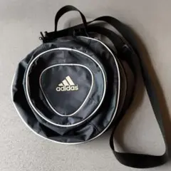 adidas ボールバッグ 円形 紺色