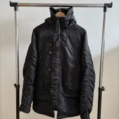 ALPHA INDUSTRIES N-3B フライトジャケット/ブラックLサイズ