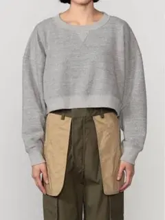 INSCRIRE アンスクリア2023SS BOLERO SWEAT SHIRT