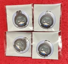 学園アイドルマスター 学マス 月村手毬 特典ミニ缶バッジ うさぐるみ 4個