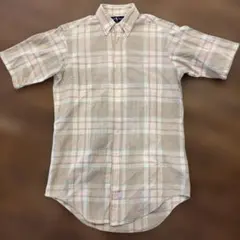 ボタンダウンシャツRalph Lauren 半袖チェックシャツ