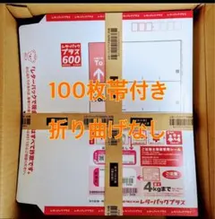 レターパックプラス600 100枚 （20枚帯付き5セット） - メルカリ