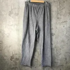 B994古着　無地パンツ　パジャマパンツ　グレー　90s Y2K