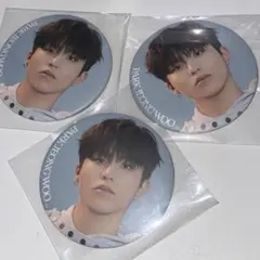 treasure ジョンウ LAST NIGHT 缶バッジ　3点