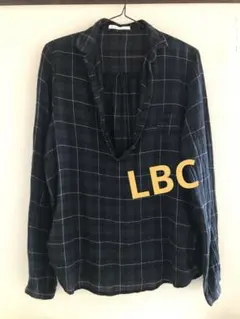 未使用☆ LBC チェック柄トップス  lのサムネイル