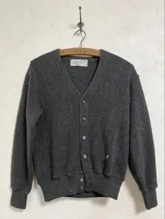 アーノルドパーマー ビンテージ レディースカーディガン 国内古着　ダークグレー