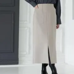ストレッチタイトナロースカート ベージュ系 L OPAQUE.CLIPのサムネイル