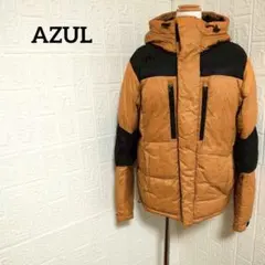 ★ アズールバイマウジー フード付き 中綿ジャケット アウター バイカラー Ｍ