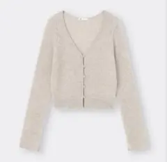 GU ライトヘアリーショートカーディガン