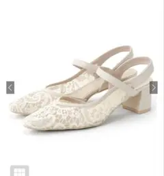 GRL レースストラップパンプス gd1517 24.0cm