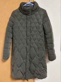 Gabardine K.T. ダウンロングコート オリーブグリーン