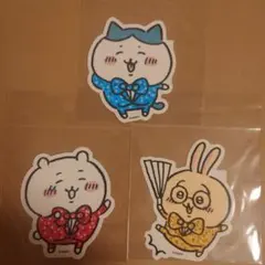 ちいかわ　ダイカットステッカー　漫才ですよ　ちいかわ　ハチワレ　うさぎ　初期