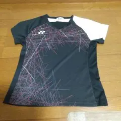 YONEX バドミントン 半袖ウェア ブラック/ホワイト