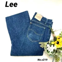 リー　Lee ストレートデニム　USA製　濃紺　w29〜30相応　アメカジ