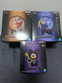 キングダムハーツA賞 ソラスタチューC賞 デスクトップフィギュア 全3種