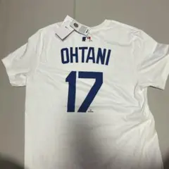 【新品・タグ付き】大谷翔平 ドジャース Nike ロゴTシャツ XL ホワイトのサムネイル