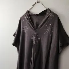 s*a様 a6 ヨーガンレール ヘンプ混 刺繍 半袖トップス Mのサムネイル