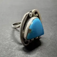 【15号 sterling 925】インディアンジュエリー ターコイズリング
