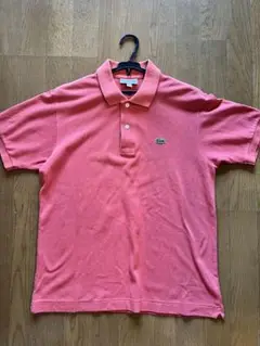 LACOSTE コーラルピンク ポロシャツ US M