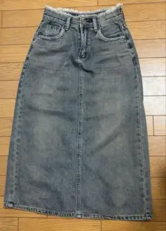 SPINNS デニムロングスカート タイト スリット Mサイズ
