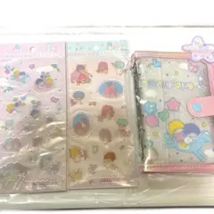サンリオ　リトルツインスターズ　キキララ　シールバインダー　シール帳　キラぷく