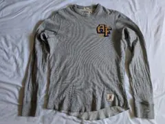 Abercrombie＆Fitch 刺繍ロゴ グレー トレーナー Mサイズ　長袖