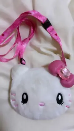 USJ限定品☆ハローキティ ポシェット 白 ピンク