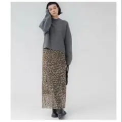 レオパード柄 ロングスカートのサムネイル