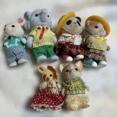 シルバニアファミリー 動物人形 6体セット