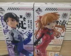 【値下げ】エヴァンゲリオン一番くじ　B賞とD賞セット　碇シンジ　アスカ