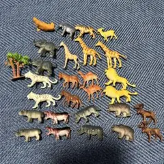 動物フィギュア ミニチュアセット まとめ売りのサムネイル