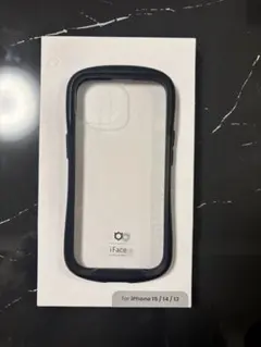 iFace ブラックハードケース for iPhone 15/14/13