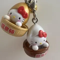 希少 当時物 ハローキティ しあわせの温泉卵 ストラップ 3種×4 04年 ハローキティのしあわせ温泉卵 ストラップ 根付け｜Yahoo!フリマ（旧