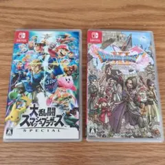 大乱闘スマッシュブラザーズ　ドラゴンクエスト11X　Switchソフト２本