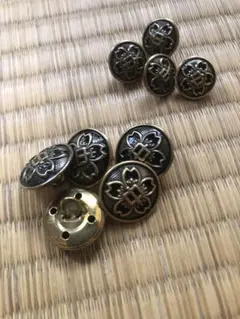 学生服　ボタン　中学校　(留め具なし)