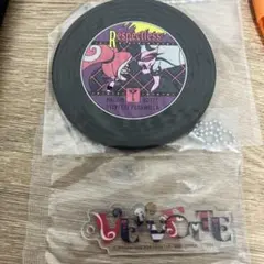 ハズビンホテル レコード風ラバーコースター アクリルチャーム　ヴェルベット