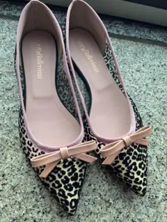 Pretty Ballerinas レオパード フラットシューズ　37