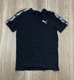 PUMA Tシャツ　半袖　黒 グラフィックプリント プーマ　ウェア　サッカー