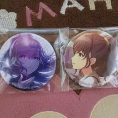 朝比奈まふゆグリッター缶バッジ 2個セット