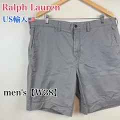 ●AA161【US輸入】ラルフローレン ショートパンツ グレー系 【W38】のサムネイル