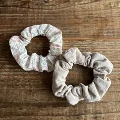 Black Friday SALE☆リバティ　シュシュの②個セット